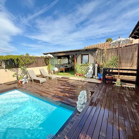 Aloha, Piscina Privada, Playa Y Barbacoa Apartament